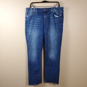 Gap Mid-rise Real Straight Jeans Size 33